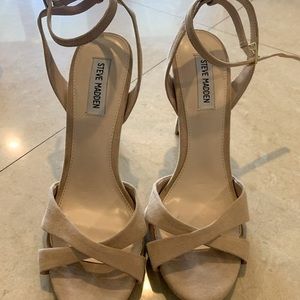 Steve Madden Wrap Around Nude Heel